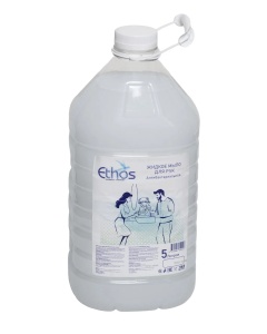 Мыло Жидкое "Ethos" Антибактериальное Жемчужное 5 л, ПЭТ