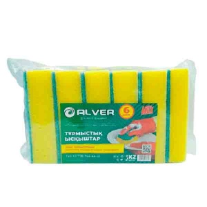 Губки для посуды Alver большие 6шт 